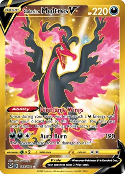 Galarian Moltres V 183/172 Brilliant Stars