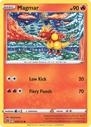 Magmar 019/172 Brilliant Stars