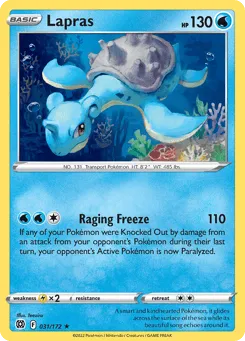 Lapras 031/172 Brilliant Stars