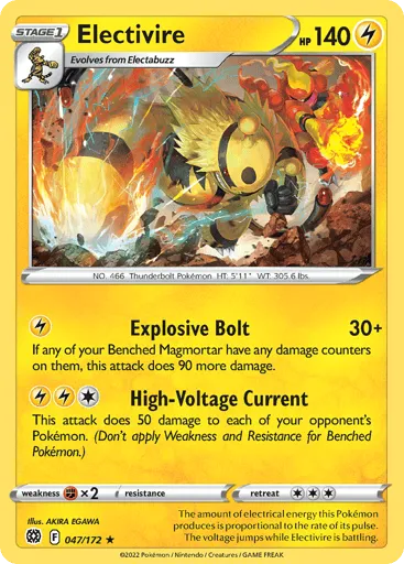 Electivire 047/172 Brilliant Stars