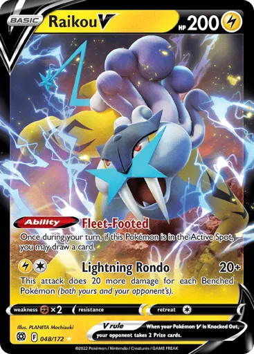 Raikou V 048/172 Brilliant Stars