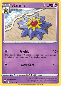 Starmie 055/172 Brilliant Stars