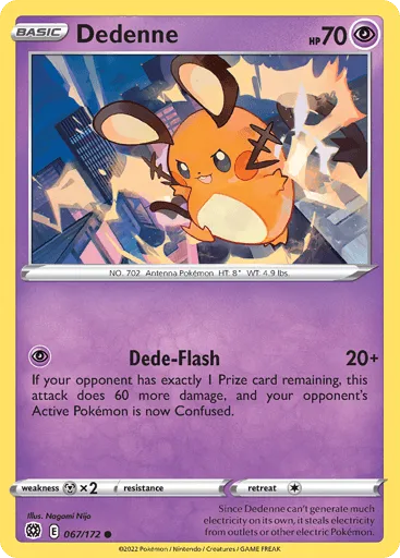 Dedenne 067/172 Brilliant Stars