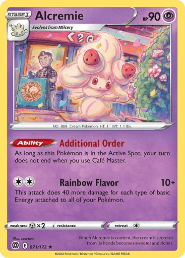 Alcremie 071/172 Brilliant Stars