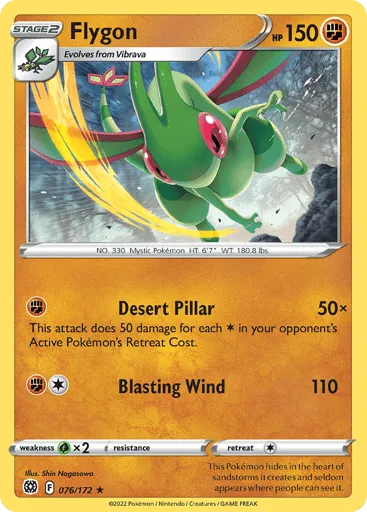 Flygon 076/172 Brilliant Stars