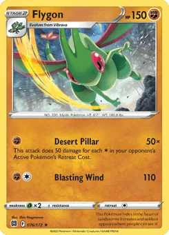 Flygon 076/172 Brilliant Stars