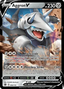 Aggron V 096/172 Brilliant Stars