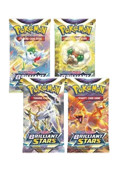 Brilliant Stars Booster Pack Art Bundle (Set of 4)