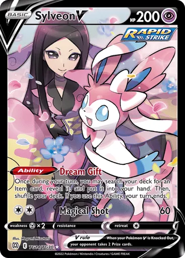 Sylveon V TG14/TG30 Brilliant Stars Trainer Gallery