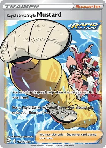 Rapid Strike Style Mustard TG27/TG30 Brilliant Stars Trainer Gallery