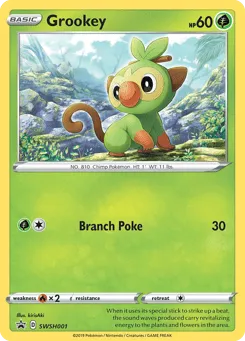 Grookey SWSH001 SWSH Black Star Promos