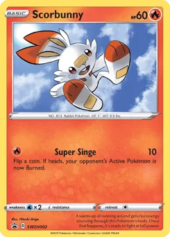 Scorbunny SWSH002 SWSH Black Star Promos