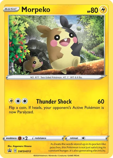 Morpeko SWSH012 SWSH Black Star Promos