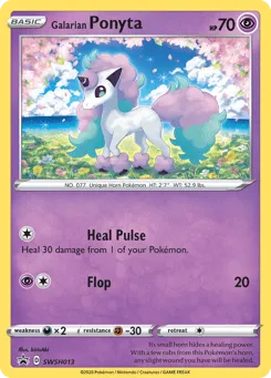 Galarian Ponyta SWSH013 SWSH Black Star Promos