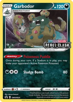Garbodor SWSH025 SWSH Black Star Promos
