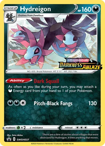 Hydreigon SWSH037 SWSH Black Star Promos