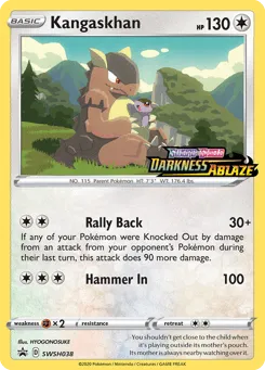 Kangaskhan SWSH038 SWSH Black Star Promos