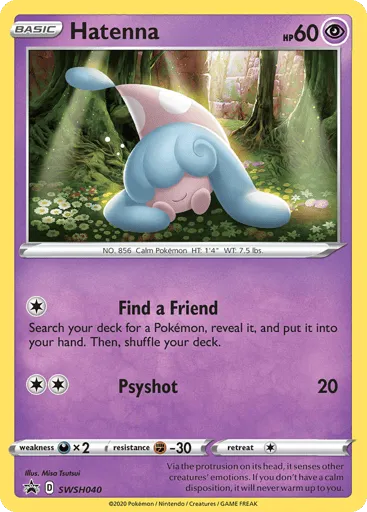 Hatenna SWSH040 SWSH Black Star Promos