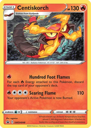 Centiskorch SWSH048 SWSH Black Star Promos