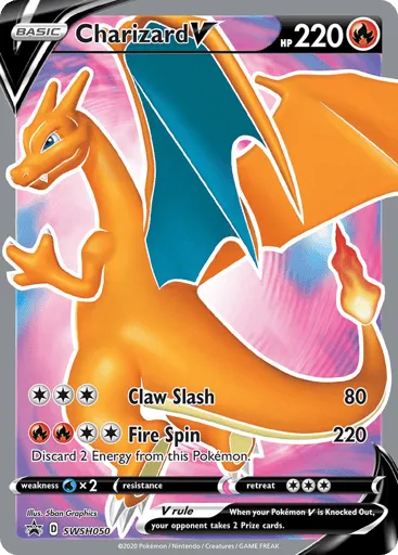 Charizard V SWSH050 SWSH Black Star Promos