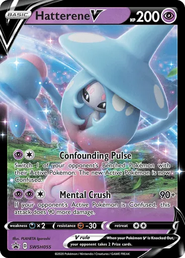 Hatterene V SWSH055 SWSH Black Star Promos
