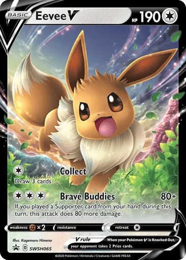 Eevee V SWSH065 SWSH Black Star Promos