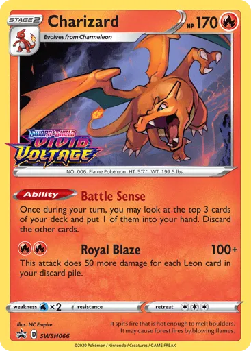 Charizard SWSH066 SWSH Black Star Promos
