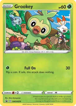 Grookey SWSH070 SWSH Black Star Promos