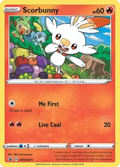 Scorbunny SWSH071 SWSH Black Star Promos