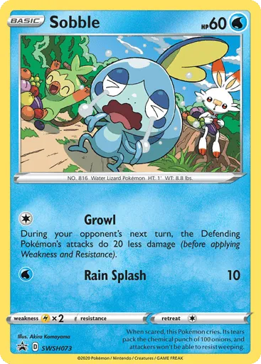 Sobble SWSH073 SWSH Black Star Promos