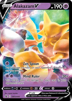 Alakazam V SWSH083 SWSH Black Star Promos