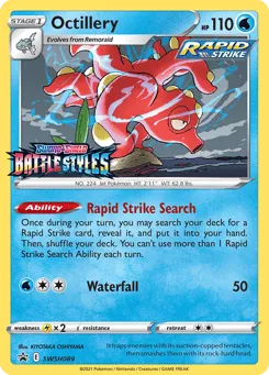Octillery SWSH089 SWSH Black Star Promos