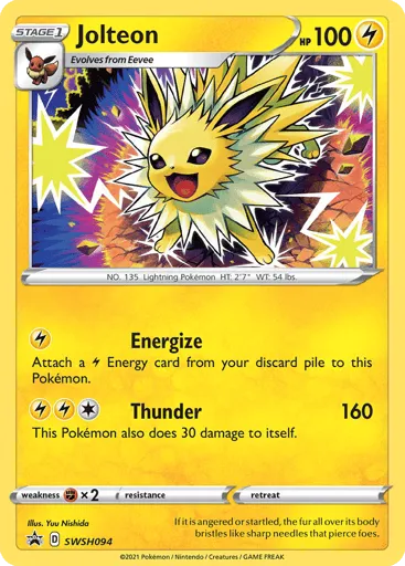 Jolteon SWSH094 SWSH Black Star Promos