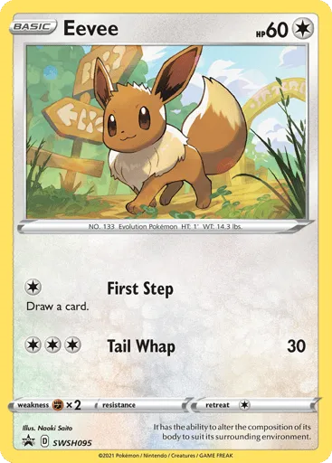 Eevee SWSH095 SWSH Black Star Promos