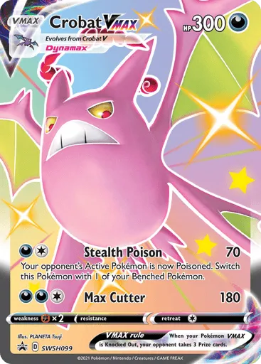 Crobat VMAX SWSH099 SWSH Black Star Promos