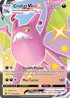 Crobat VMAX SWSH099 SWSH Black Star Promos