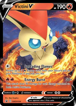 Victini V SWSH104 SWSH Black Star Promos