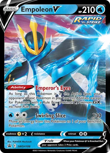 Empoleon V SWSH108 SWSH Black Star Promos