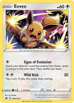 Eevee SWSH118 SWSH Black Star Promos