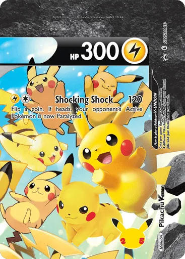 Pikachu V-UNION SWSH140 SWSH Black Star Promos