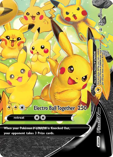 Pikachu V-UNION SWSH142 SWSH Black Star Promos