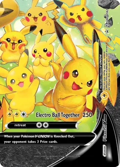 Pikachu V-UNION SWSH142 SWSH Black Star Promos