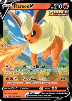 Flareon V SWSH149 SWSH Black Star Promos