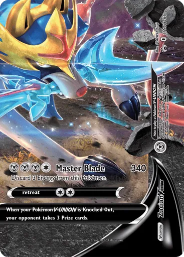 Zacian V-UNION SWSH166 SWSH Black Star Promos