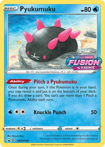 Pyukumuku SWSH169 SWSH Black Star Promos