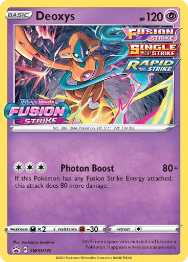 Deoxys SWSH170 SWSH Black Star Promos