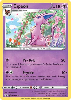 Espeon SWSH174 SWSH Black Star Promos