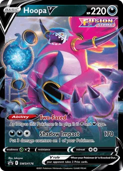 Hoopa V SWSH176 SWSH Black Star Promos