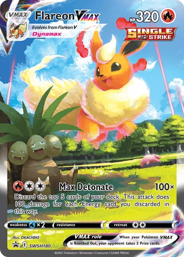 Flareon VMAX SWSH180 SWSH Black Star Promos