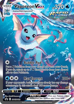 Vaporeon VMAX SWSH182 SWSH Black Star Promos